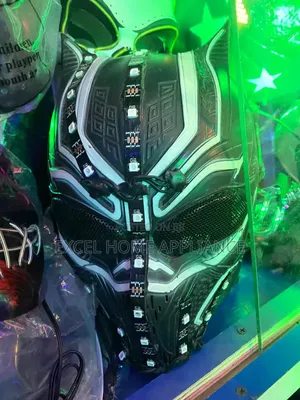 Led Black Panther Bluetooth Speaker With RGB Light Effects