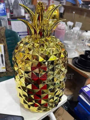 24pcs Golden Cutlery Set With Pineapple Case