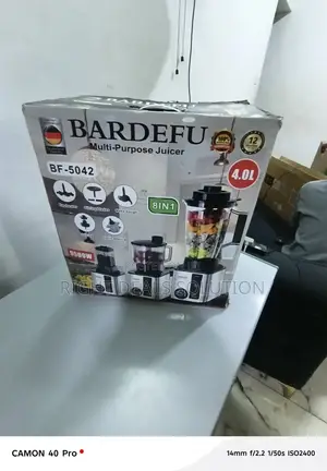 Bardefu Professional Blender With Multiple Attachments