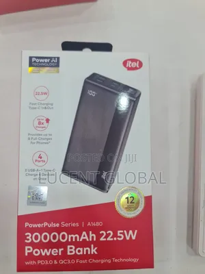 Original Itel 30000mah Power Bank - Free Uyo/Eket Delivery!