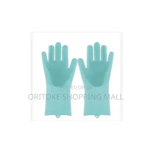 Core Silicone Scrub Gloves for Cleaning Set of 2 Hands