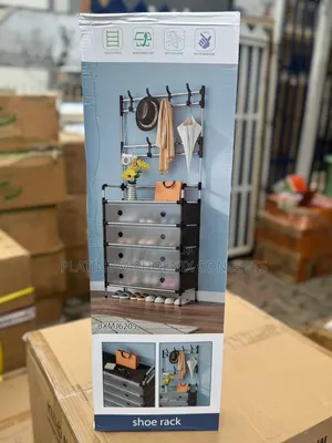 5 Layers Shoe Rack With Hooks