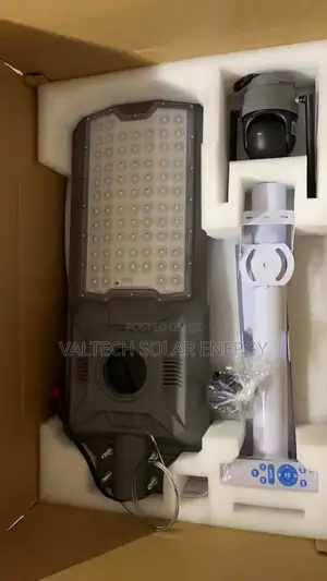 Etenda Dual Lenses 900w Solar Street Light With Dual V380 CCTV Cameras