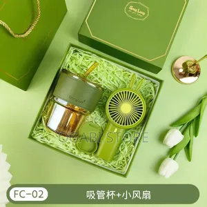 3-in-1 Gift Set – Fan, Cup Towel