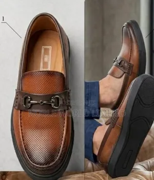 Brown/White Corporate Shoes Abl 7h
