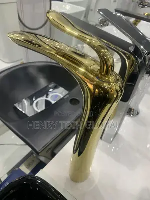 Executive Basin Mixer Tap (Gold Color)