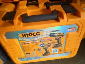Ingco 20volt Impact Wrench Drill Combo Kit Cordless
