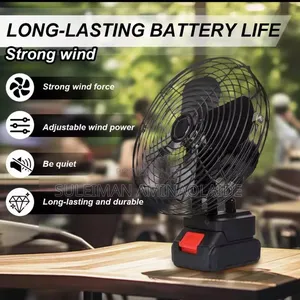 High Power Electric Fan Rechargeable Portable Camping