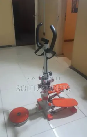 Stepper With Handle Dumbbell Waist Twister Rope