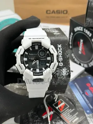 G-Shock Digital and Analogue Time Display Rubber Watch, With Date, Day