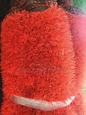 25mm Red Decorative Artificial Grass