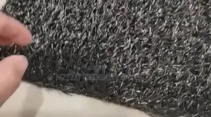 Black 25mm Artificial Grass Roll