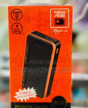 New Age 22500mah Power Bank – Fast Charging