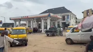 Mega Petrol Station at Lagos to Abeokuta Expressway :