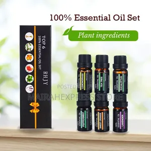 6pcs/Set 100% Pure Natural Aromatherapy Oils Kit 10ml B3s