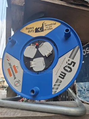 Brennenstuhl 50-Meter Heavy-Duty Industrial Cable Reel