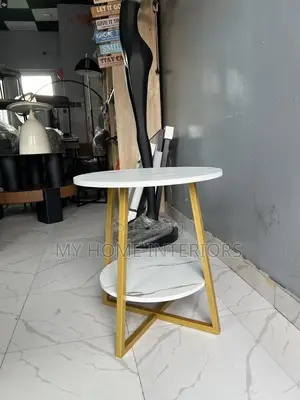 Gold Leg Side Table