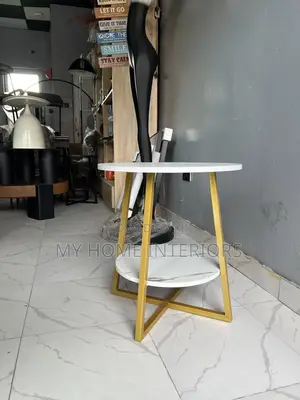 Gold Leg Side Table