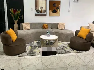 Elite Opulent High Quality Semi Circular 3 Seater and 2 Singles