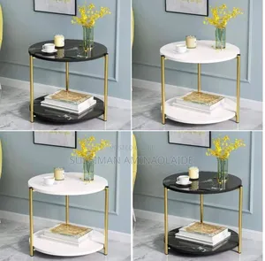 Round Side Stools Available Colour Is White And Black