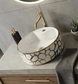 Modern Round Ceramic Countertop Basin