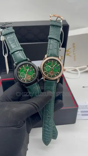 Matturi Quality Men Genuine Leather Wristwatch