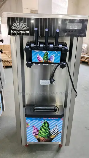 Floor Standing Modern Ice Cream Machine