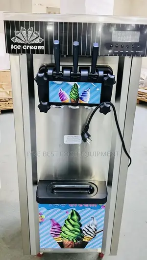 Floor Standing Modern Ice Cream Machine