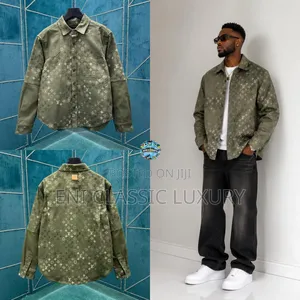 Louis Vuitton Denim Monogram Jacket Best Quality Well Banded Package