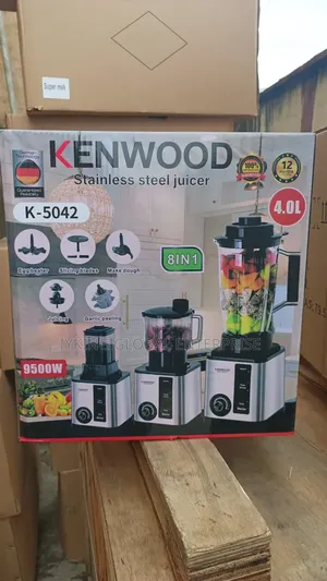 Kenwood 8-in-1 4l Stainless Steel Juicer.