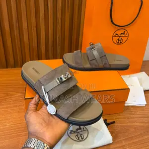 Hermes Calfskin Brown Suede