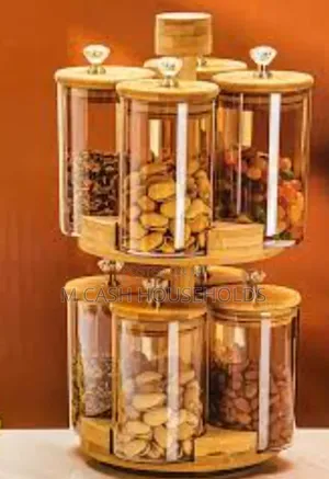 8-Piecs Rotating Spice Jars