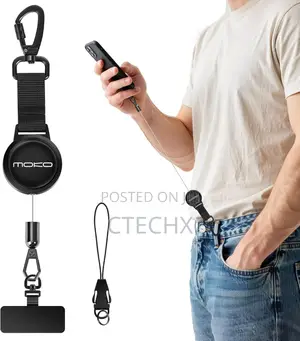 Moko Anti-Theft Phone Lanyard Retractable Steel Line