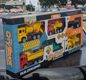 6 Pieces Building Series Educational City Truck Kids Toy Set Ages 3+
