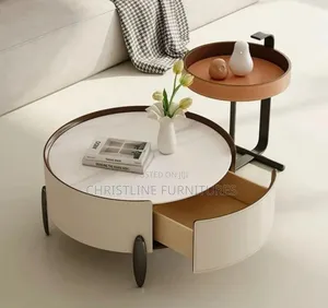 Morden Center Table With One Side Stool