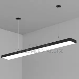Modern Black Pendant Lamp White Ceiling Chandelier for Office
