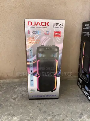 Djack Dj-8801 60w Speaker - Powerful, Portable and Reliable