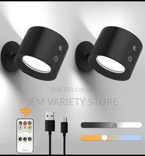 1 Piece Led Wall Lamp With Touch Control Ir Remote 360