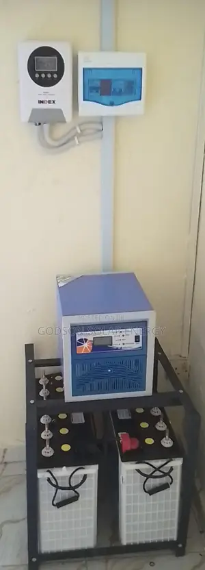 Complete Solar Installation With 1.5kva/60amps/220ah Each