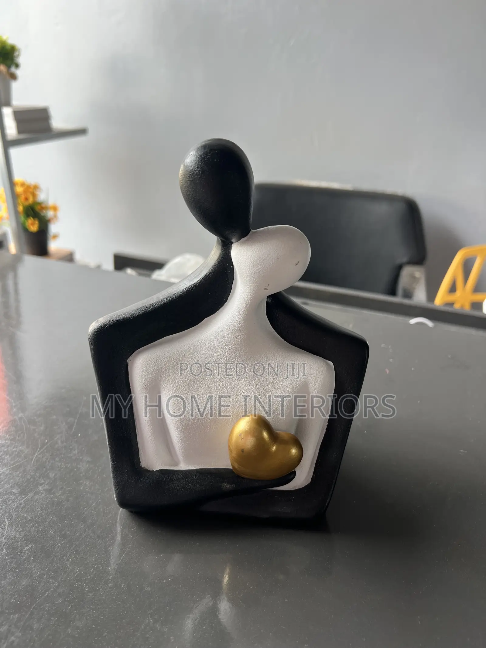 Black White Couple Decor