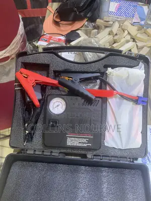 Car Jump Start and Tyre Inflator Emergency Kit