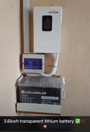 Luxsun Solar Hybrid Inverter With Colasolar 3.6kwh Lithium Ion Battery
