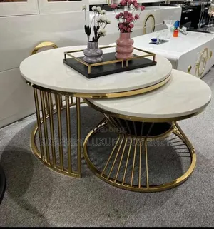 Nested Coffee Table Set or Marble Center Table Set.