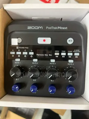 Zoom Podtrak P4next Portable Multitrack Podcast Recorder