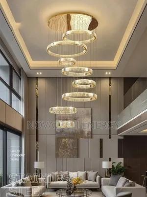 High Ceiling Luxury Chandelier Light for Homes Etc