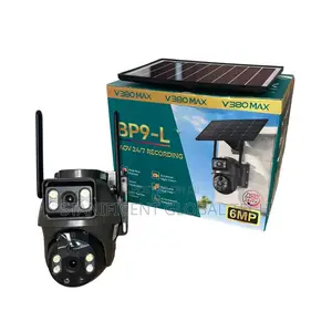 V380 Max 6mp Bp9-l Aov 4g Dual Lens Solar Ptz Mini Outdoor Camera