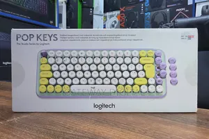 Logitech Pop Keys Mechanical Wireless Keyboard+Customize Emoji Keys