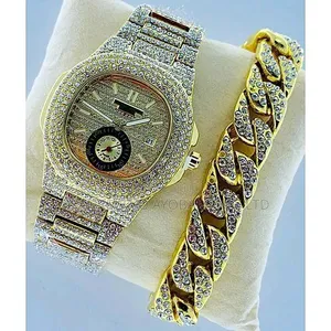 Stone Iced Men Wristwatch