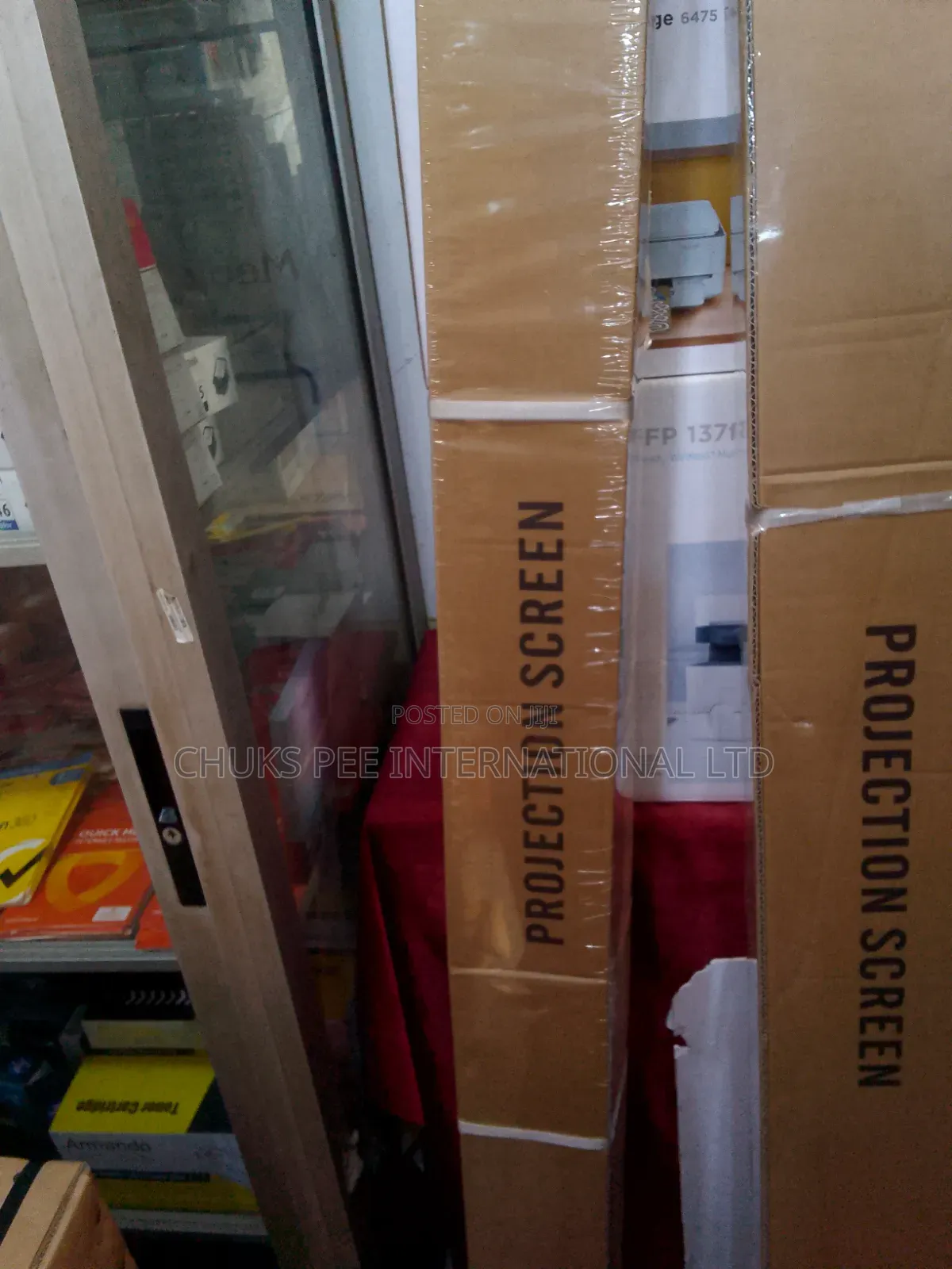 Electric 72"72 Projection Screen