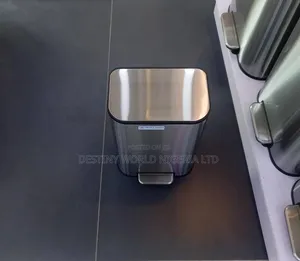 12lt Stainless Steel Step Trash.